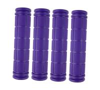 KiBcsLic 4 Pièces Poignées de Guidon de Vélo Manchons pour Guidon Poignées de Vélo de Route Revêtement Ergonomique Confortable Adapté pour Le Cyclisme Quotidie, Violet