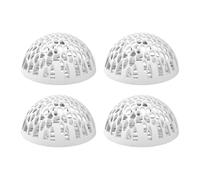 KiBcsLic 4X Réservoir Grotte Abri Aquarium Cachette Grotte Reproduction Repos Cache Aquarium Abri pour, Blanc