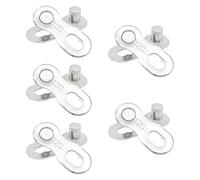 KiBcsLic 5 Paires de Maillons de Chaîne, Professionnelles, Faciles à Installer et Réutilisables.