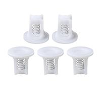 KiBcsLic 5 Pièces Valve de Compteur D'Eau Bouchon Interne Antigoutte à Ressort Montage Simple Accessoire pour Usages Industriels Aquariums Piscines Tuy, 20mm