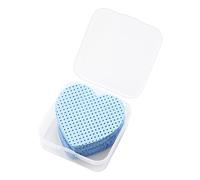 KiBcsLic 50 Pièces Lingettes Dissolvant Vernis Ongles Cœur Tampons Papillon Jetables Patchs Nettoyage Tissu Coton Forme Amour Utilisable Ongles DIY N, Bleu