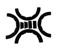 KiBcsLic 731-0782 Pagaie En Caoutchouc Noire pour Souffleuse à Neige, Accessoire pour 731-0780 731-0781