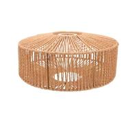 KiBcsLic Abat-Jour en Corde de Papier Tressée à La Main, Style, pour, Ventilateur Décoratif, Idéal pour La Cuisine, La Chambre Ou Un