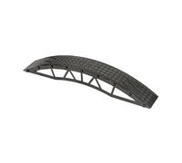 KiBcsLic Accessoire de Décor de Bureau pour Voiture RC : Barrière D'obstacles En Acier Inoxydable, Idéale pour Les Voitures 1/24 En Extérieur et dans La Bo, Noir