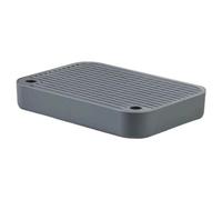 KiBcsLic Accessoire pour Repose-Pieds pour Chat, Facile à Utiliser, Lavable et Détachable, pour Garder Les Fournitures pour Animaux Bien Rangées, Gris Foncé