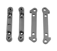 KiBcsLic Accessoires et Composants de Montage pour Bras Oscillant avant de Voiture RC 1/10 : Pièces de Renfort pour Bras Oscillant avant et Arrière, Montage Fa, gris