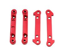 KiBcsLic Accessoires et Composants de Montage pour Bras Oscillant avant de Voiture RC 1/10 : Pièces de Renfort pour Bras Oscillant avant et Arrière, Montage Fa, rouge
