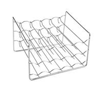 KiBcsLic Accessoires pour Grilles à Brochettes : Grille de Refroidissement Rectangulaire En Acier Inoxydable à 3 niveaux pour Légumes Au Four (cuisson à