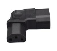 KiBcsLic Adaptateur Secteur IEC320 C14 vers Prise C13 Coudée