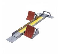 KiBcsLic Adjustable Starting Block Bloc de Départ Réglable Appui Intégral sur Pédales Grip Renforcé Cadre Aluminium Usage Quotidien Mise en Place Fiable pour, 90A
