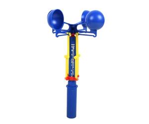 KiBcsLic Anémomètre Manuel Éducatif à 3 Coupelles | Anémomètre à Coupelles Compact Pratique, Instrument de Mesure du Vent pour Enseignement des Sciences et Météorologie