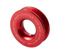 KiBcsLic Anneau de Remorquage pour Câble de Winch Résistant à La Réduction de Friction pour Utilisation en Secours et Récupération, Rouge