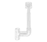 KiBcsLic Aquarium Skimmer Filtre Écumeur Accessoire Outil Panier Surface Compatible Pompe Rotatif Acrylique Adapté Aquarium Entretien Eau Propre Décor, Dia Intérieur 25 Mm