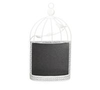 KiBcsLic Ardoise Cage à Oiseaux Murale en Fer Vintage Cage à Oiseaux Ornementale Ardoise Mural Ornement pr Vitrine Magasin, Entrée, Cuisine,