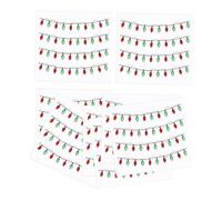 KiBcsLic Autocollants Lumineux de Noël, Articles Décoratifs, Articles de Fête, Décorations de Noël Imperméables, Films pour Enveloppes, Chambres, Albums de, 8 Pièces