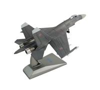 KiBcsLic Avion de Chasse Moulé sous Pression SU 35 à L'échelle 1/100, avec Présentoir