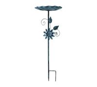 KiBcsLic Bain d'oiseaux Robuste et Décoratif, Mangeoire Polyvalente pour Pelouse, Jardin, Cour, Clôture Ou Terrasse, Style A