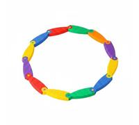 KiBcsLic Balance Training Board Pierres d'Équilibre Chemin de Marche Enfant Pont Ajustable Circuit Sensoriel pour Coordination Plastique PP PE Convient aux