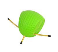 KiBcsLic Balle D'entraînement pour Swing de Golf, Assistant pour La Posture et l'exercice de Golf, Connecteur pour Améliorer Le Positionnement des Main, Or Vert