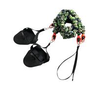 KiBcsLic Bande de Résistance pour La Natation Équipement D'Entraînement Sec Natation Force Bras Latex Bande Élastique Système Fitness Portable Adapté Adultes E, Vert 30 LB