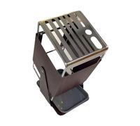 KiBcsLic Bloc de Couteaux Support de Rangement Porte-ciseaux Organisateur D'Ustensiles avec Base Pivotante à 360 Degrés Adapté pour Le Séchage Hygiénique Des, Grain de Bois
