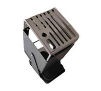 KiBcsLic Bloc de Couteaux Support de Rangement Porte-ciseaux Organisateur D'Ustensiles avec Base Pivotante à 360 Degrés Adapté pour Le Séchage Hygiénique Des, Gris