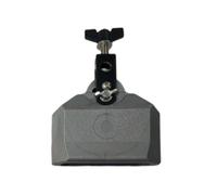 KiBcsLic Bloc de Percussion Musicale, Instrument de Tambour Latin, Cloche à Vache, Facile à Installer, Haute Performance, Facile à Utiliser, Bloc de Qualité Su, Gris, S