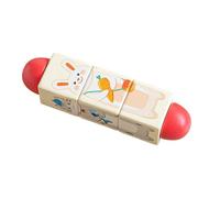 KiBcsLic Bloc de Puzzle pour La Coordination œil-main Chez Les Enfants D'âge Préscolaire de 1 An et Plus, Animaux