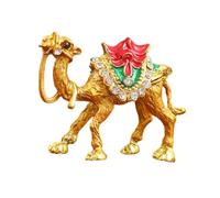 KiBcsLic Boîte à Bijoux décorative en Forme de Chameau ornée de, idéale pour décorer Une Commode ou Une Chambre, Or