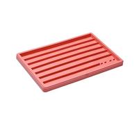 KiBcsLic Boîte de Rangement et de présentation pour Touches de Clavier mécanique, Coffret de Collection Compact, Robuste et léger, empilable, Rouge