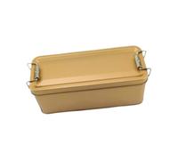 KiBcsLic Boîte En Métal Rectangulaire Réutilisable pour Biscuits, Bonbons, Petits Objets Artisanaux, Emballage de Friandises et, Bleu