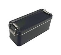 KiBcsLic Boîte En Métal Rectangulaire Réutilisable pour Biscuits, Bonbons, Petits Objets Artisanaux, Emballage de Friandises et, Argent