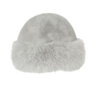 KiBcsLic Bonnet d'hiver en Fausse, Tendance pour Les Randonnées en Raquettes par Temps Froid et La, Gris