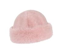 KiBcsLic Bonnet d'hiver en Fausse, Tendance pour Les Randonnées en Raquettes par Temps Froid et La, Rose