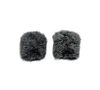 KiBcsLic Bonnette Anti-vent En Protection de Micro Écran Anti-souffle Filtre Efficace Facile à Installer pour Un Son Clair Adaptée Aux Podcasteurs et, Noir Blanc 1 Paire