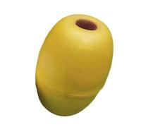 KiBcsLic Bouée Flottante pour Kayak en Forme d'olive et Boule de Corde, Jaune
