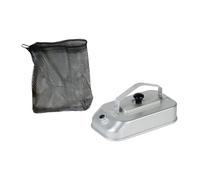 KiBcsLic Bouilloire Extérieure Théière Camping Chauffe-Eau Portable Alliage D'Aluminium Poignée Ergonomique Anti-Chaleur Adaptée pour Randonnée Pêche Cuisine B, avec Sac de Rangement