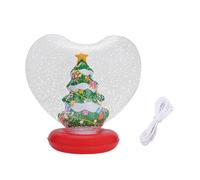 KiBcsLic Boule de Noël Gonflable Grand Ballon Ornament Extérieur PVC Solide Pliable Ambiance Hivernale Convient à Fête Familiale Jardin Porte Entrée, Sapin de Noël