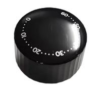 KiBcsLic Bouton de Minuterie pour Friteuse à Air Chaud, Noir, Accessoire Léger, Installation Facile, Grande Compatibilité de Remplacement