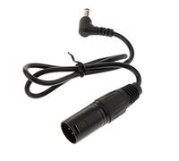 KiBcsLic Câble Adaptateur d'alimentation avec Fiche Ronde 0,5 X 2,1 Mm vers XLR
