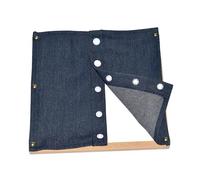 KiBcsLic Cadre D'Habillement Tableau de Pratique Apprendre à S’habiller Jouet Éducatif Vie Quotidienne En Bois Développe L'Autonomie et La Coordination Destiné, Bouton Pression