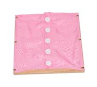 KiBcsLic Cadre D'Habillement Tableau de Pratique Apprendre à S’habiller Jouet Éducatif Vie Quotidienne En Bois Développe L'Autonomie et La Coordination Destiné, Bouton