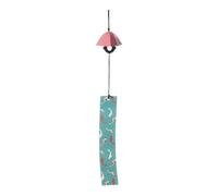 KiBcsLic Carillon éolien Japonais en Fonte, Accessoire pour Maison et extérieur, Rose