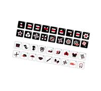 KiBcsLic Cartes D'Éveil Fiches D'Apprentissage Jouet de Livre Souple Jouet Sensoriel pour Le Développement Cognitif Précoce En Tissu Adapté pour Les Nou, Noir Rouge