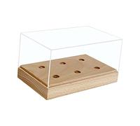 KiBcsLic Cellules de Platine Transparentes, Porte-Cellule, Support Phono Haut de Gamme