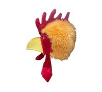 KiBcsLic Chapeau de coq, accessoire de coiffure en peluche pour enfants, femmes et hommes, déguisements, Jaune Orangé