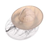 KiBcsLic Chapeau de Voile D'apiculture, Masque de Protection du Visage et du Cou de Cowboy, Anti-Morsure d'abeille, pour