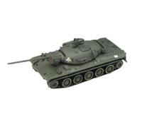 KiBcsLic Char d'assaut Miniature Détails Précis Maquette de Char Statique Tourelle Rotative Artillerie Antiaérien Automoteur Miniature pour Collectionneurs, 02b Réservoir