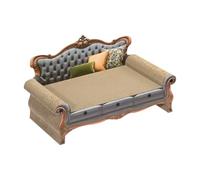 KiBcsLic Chat Scratching Pads Griffoir Sofa Matelas Jouet Ondulé Espace Sommeil Protection Mobilier Adapté pour Chats Repos Appartement, Style B