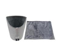 KiBcsLic Chauffe-jambes électrique avec Minuterie pour Placer sous Le Bureau, Convient pour